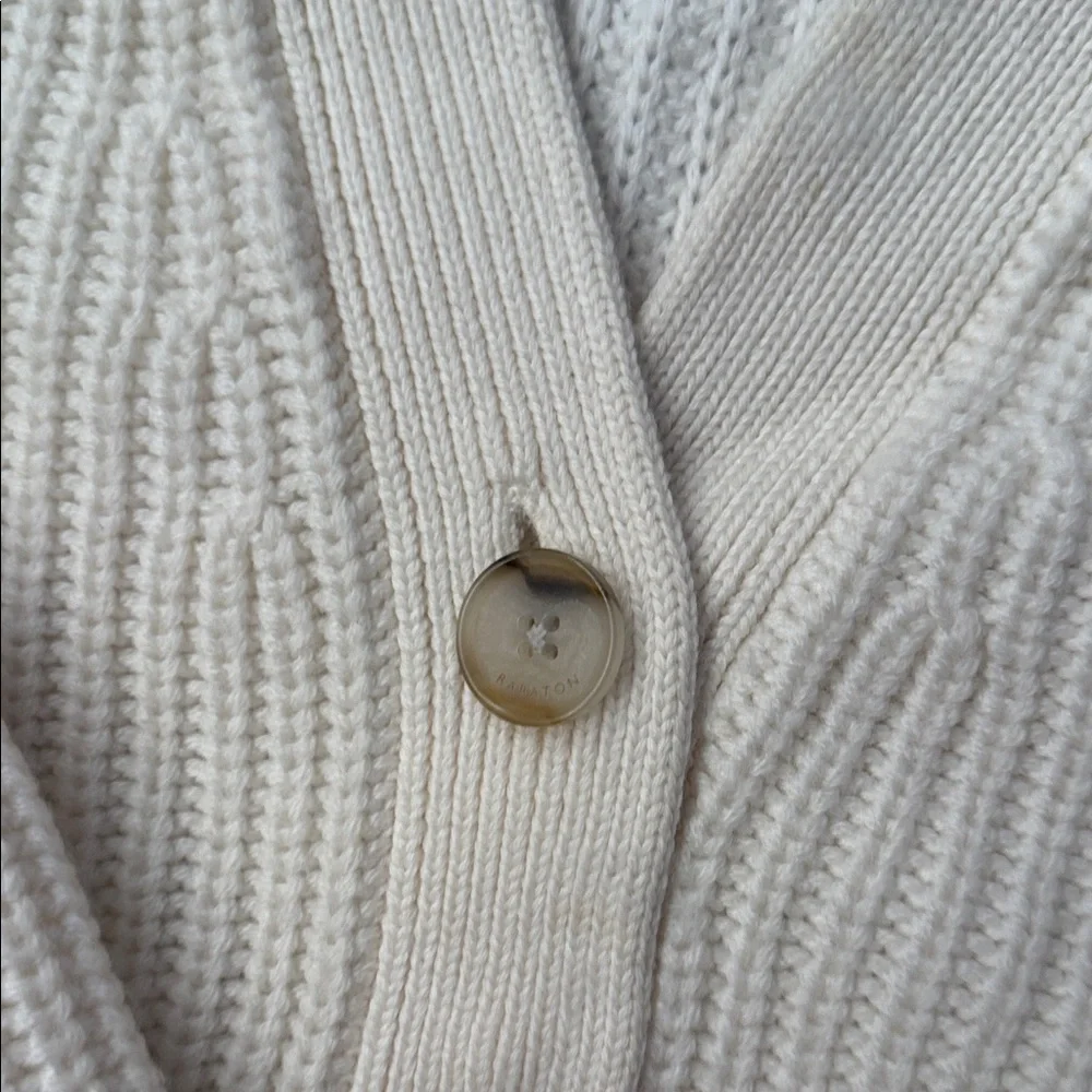 Aritzia Cream Cardigan Sweater - Picture 3 of 4